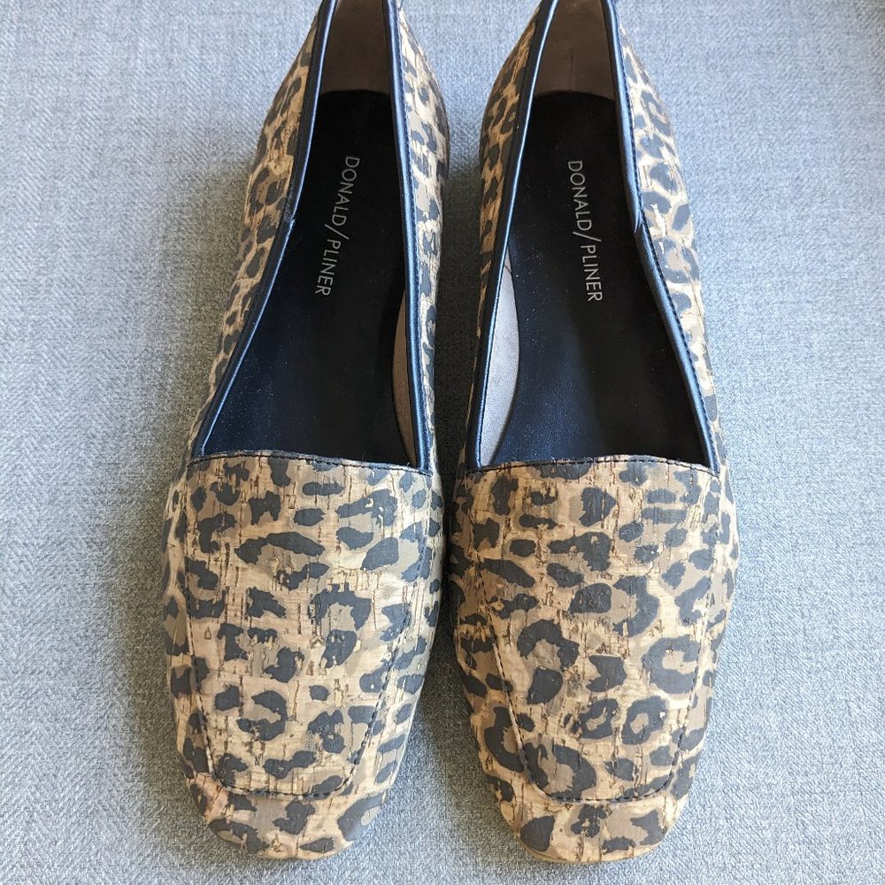 Donald Pliner Leopard Loafers - Picture 1 of 5